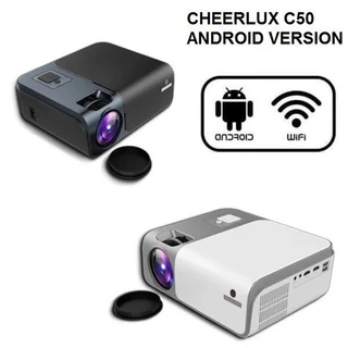 Cheerlux C50　PROJECTOR 本体 プロジェクター Cheerlux C50 3800 Lumens Wi-Fi LED Projector (Mirror Version)
