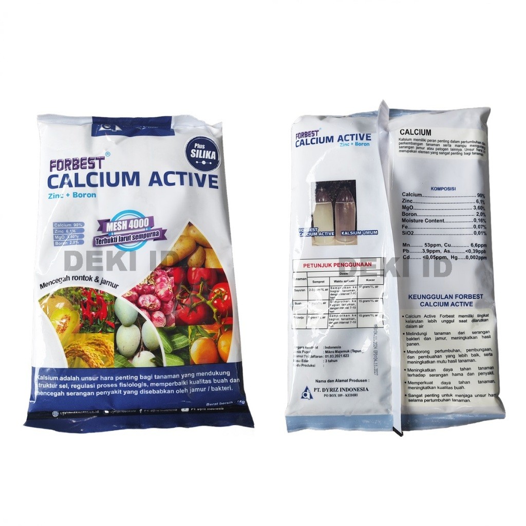 Jual Forbest 1 Kg Calcium Active Pupuk Forbes Kalsium Aktif Boron ...