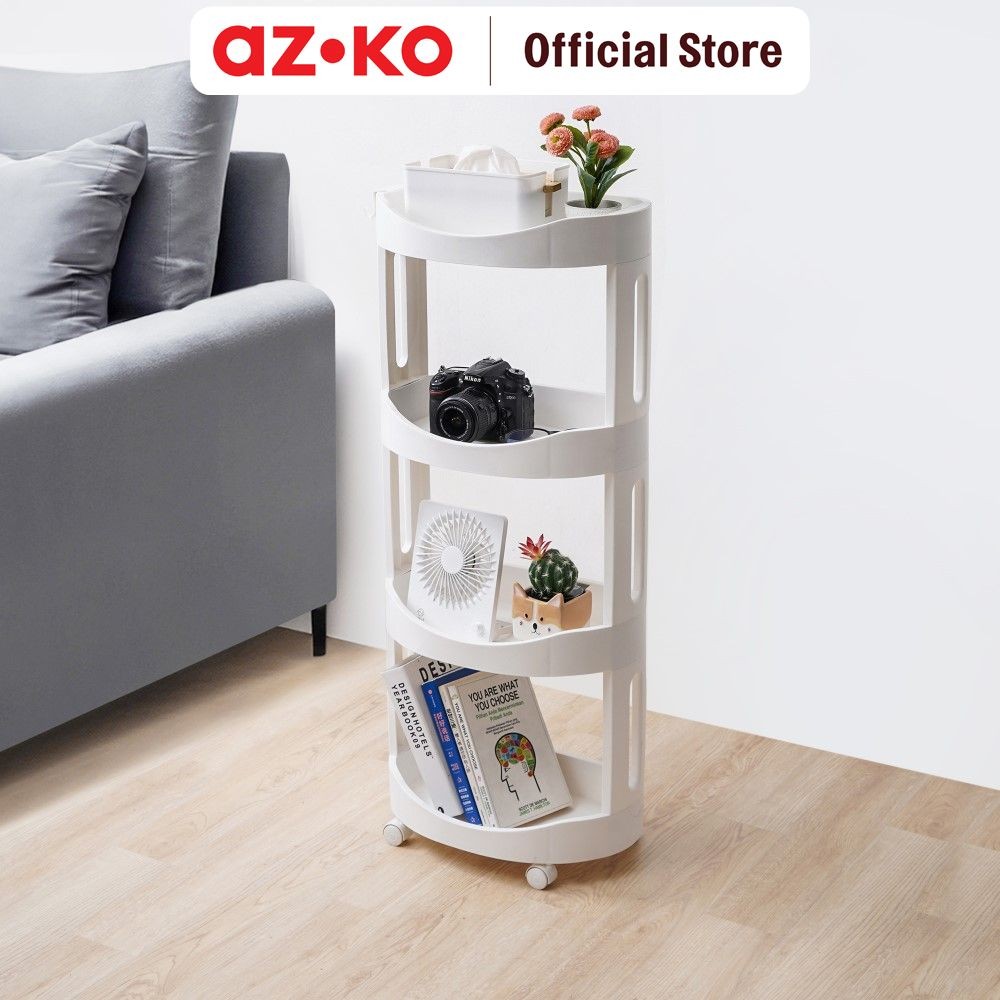 Jual AZKO Stora Rak Troli - Putih Tempat Penyimpanan Multifungsi Dengan ...