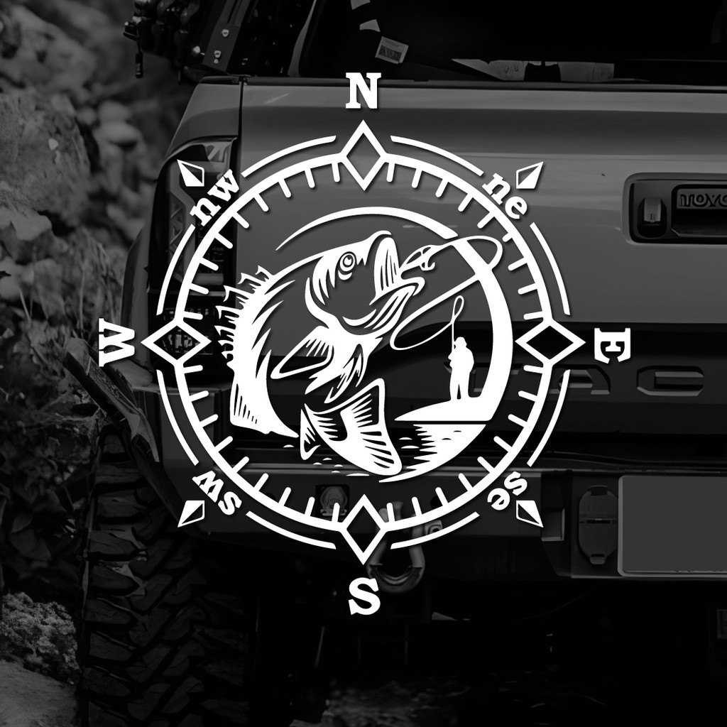 Jual Fishing Vinyl Stickers - Vinyl Stickers, Reflective Car Stickers ...