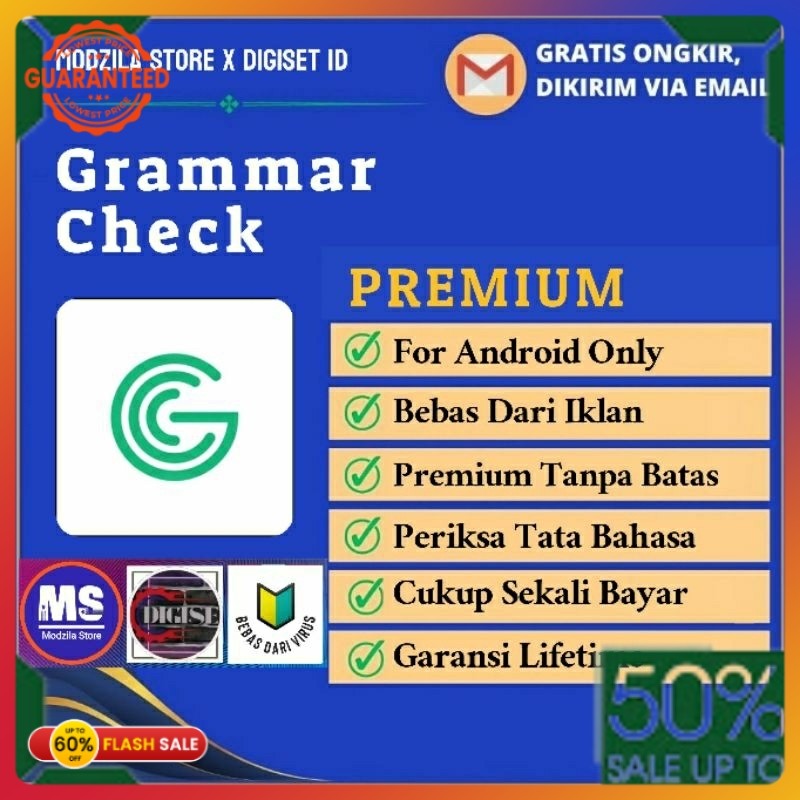 Aplikasi Grammar Check Ai Premium android lifetime harga terjangkau