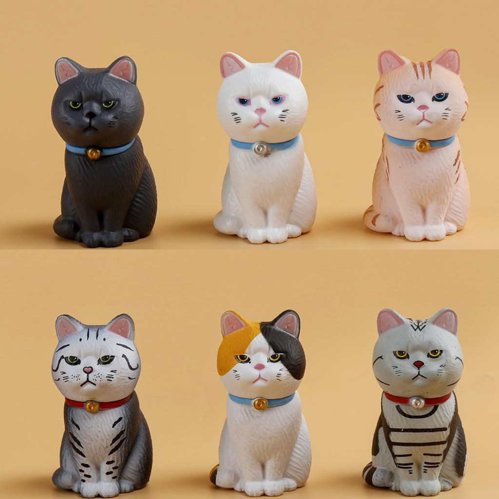 Jual AWC MINI FIGURE BAHAN PVC KARAKTER KUCING THE GRUMPY CAT KAWAII ...