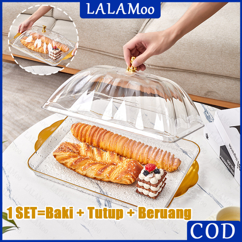 Jual Kue Tempat Penyimpanan Roti Wadah Saji Nampan Roti / Wadah Saji ...