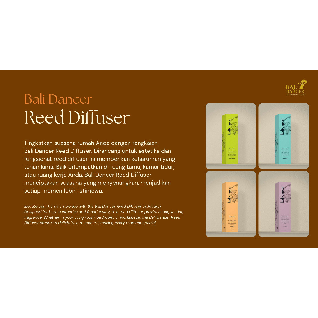 Jual Herborist Bali Dancer Reed Diffuser Pengharum Ruangan Tahan Lama ...