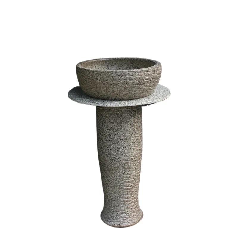 Jual T Outdoor washbasin, balcony column basin, retro ceramic column ...