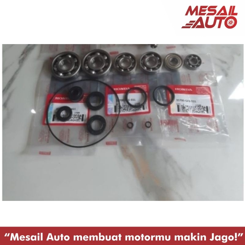 Jual Bearing kruk as set plus laher rasio + seal komplit Honda Supra ...