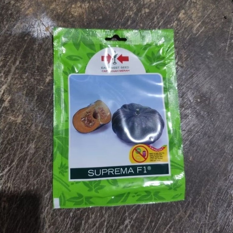 Cap Panah Merah - Benih Suprema F1 Labu, isi 40 Butir