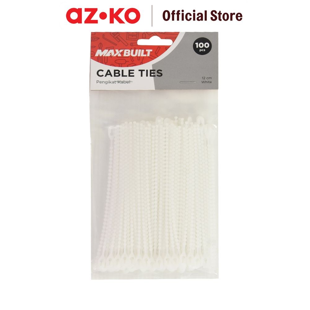 Jual AZKO Maxbuilt Set 100 Pcs 12 cm Tali Pengikat Kabel Valuepack ...