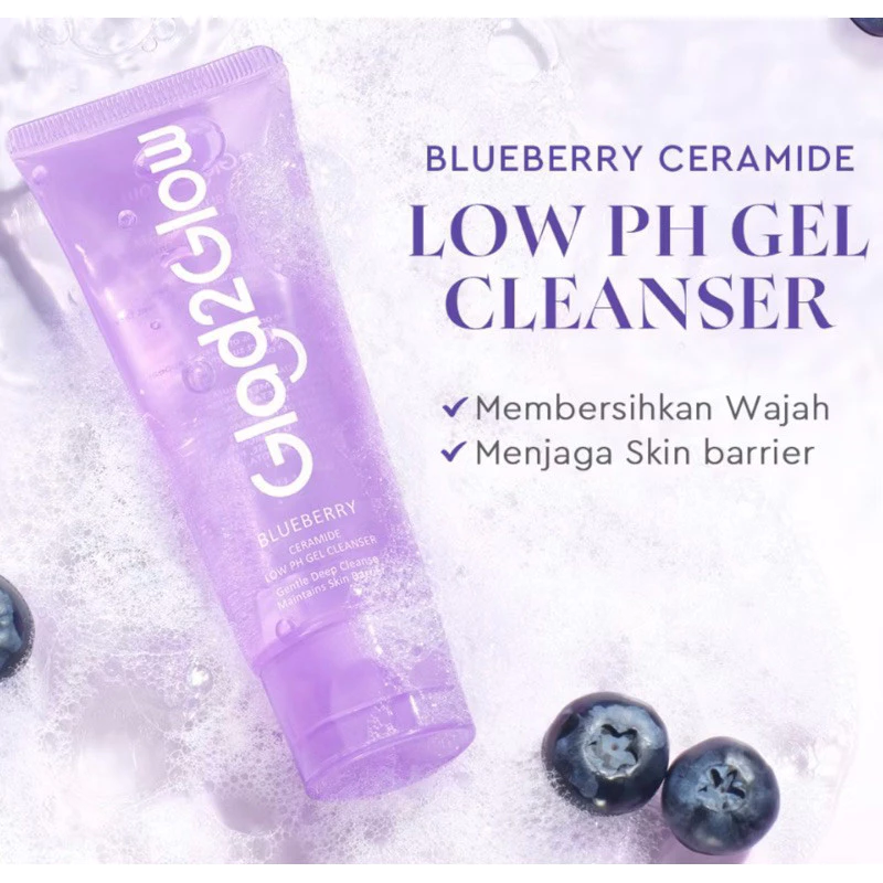 Glad2Glow Blueberry Ceramide Low pH Cleanser