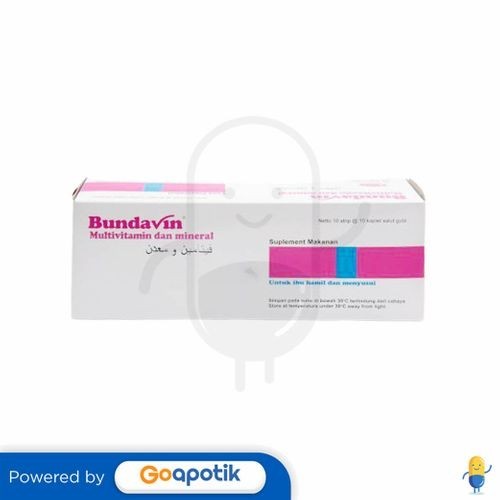 Jual Bundavin Box Isi 100 Kaplet | Shopee Indonesia