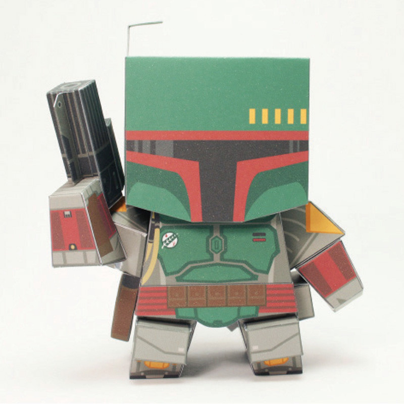 Jual BOUNTY HUNTER Paper Model Mini 3D Cube Figure Papercraft DIY Kids ...