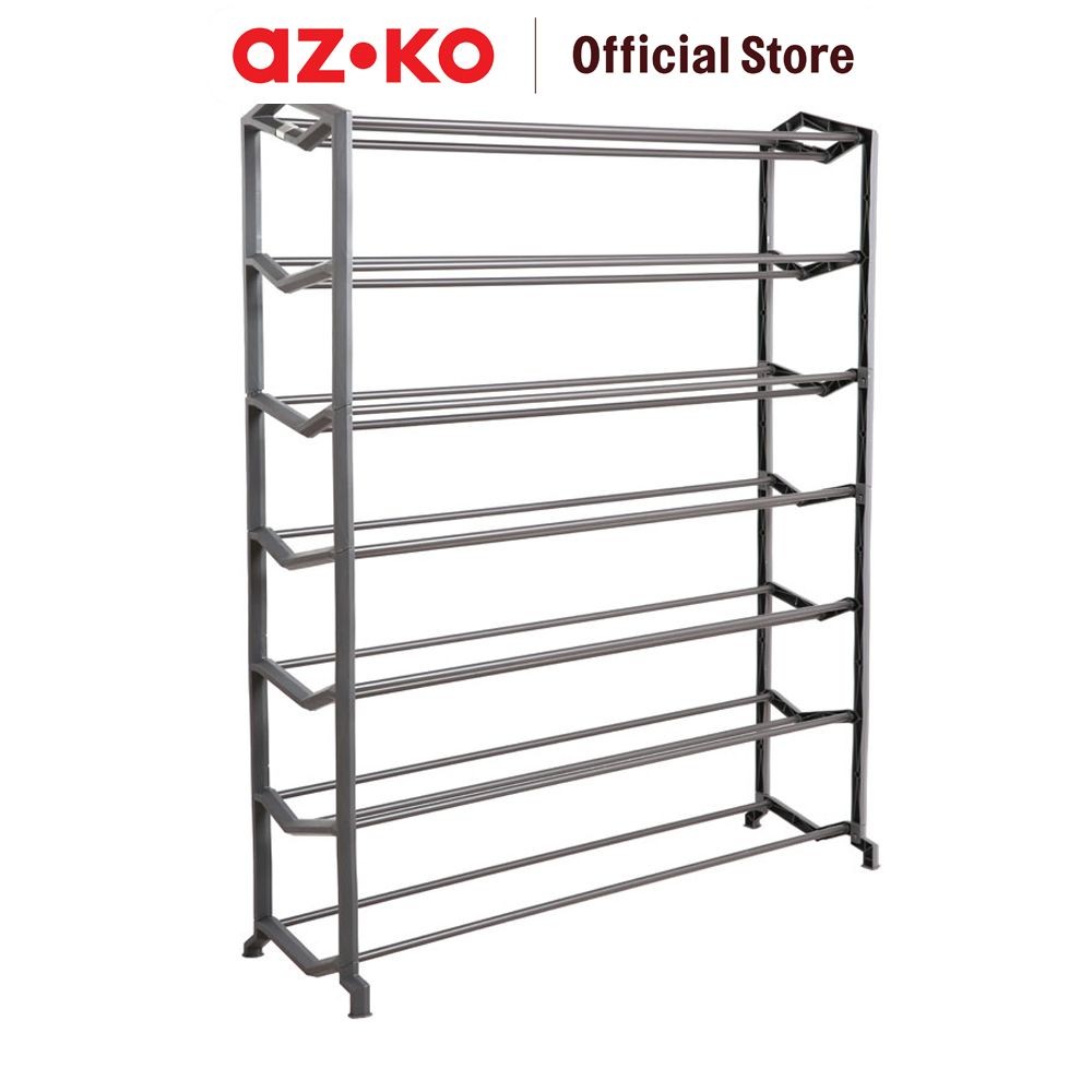 Jual AZKO Stora Rak Sepatu 7 Tingkat - Abu-Abu Shoe Rack Organizer ...