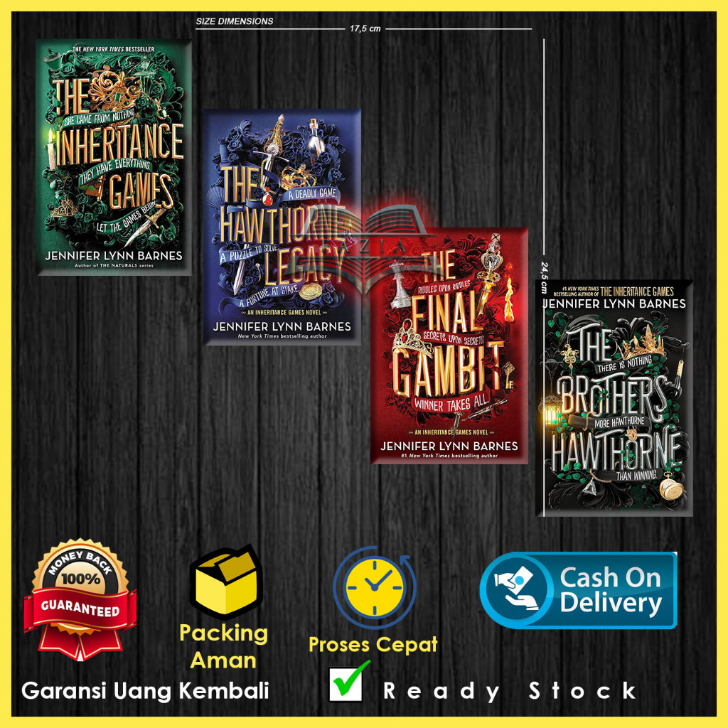 Jual The Inheritance Games | Hawthorne Legacy | Final Gambit | Brothers ...