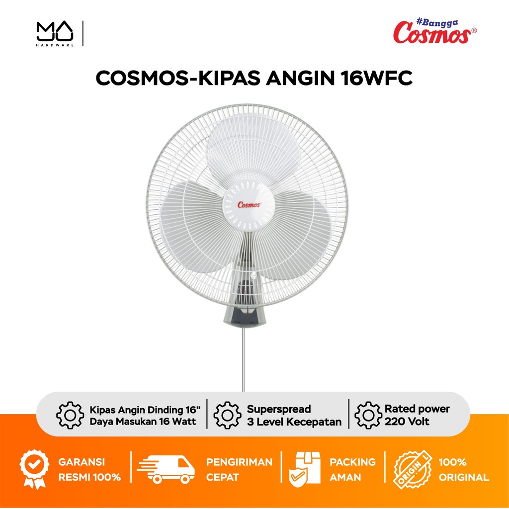 Jual Cosmos Kipas Angin Wall Fan 16-WFC 16 Inch - Garansi Resmi ...
