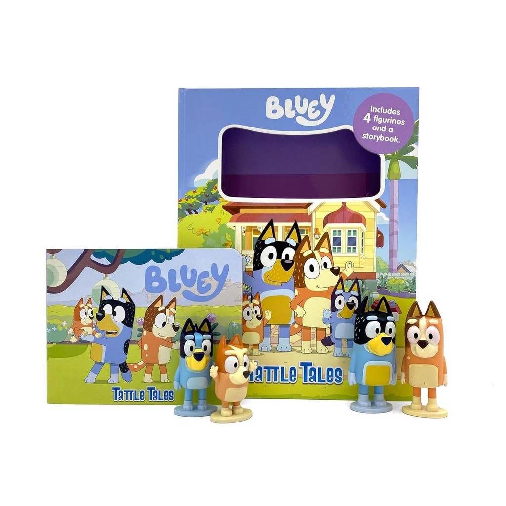 Jual Bluey Tattle Tales Activity Books for kids, 12page storybook,
