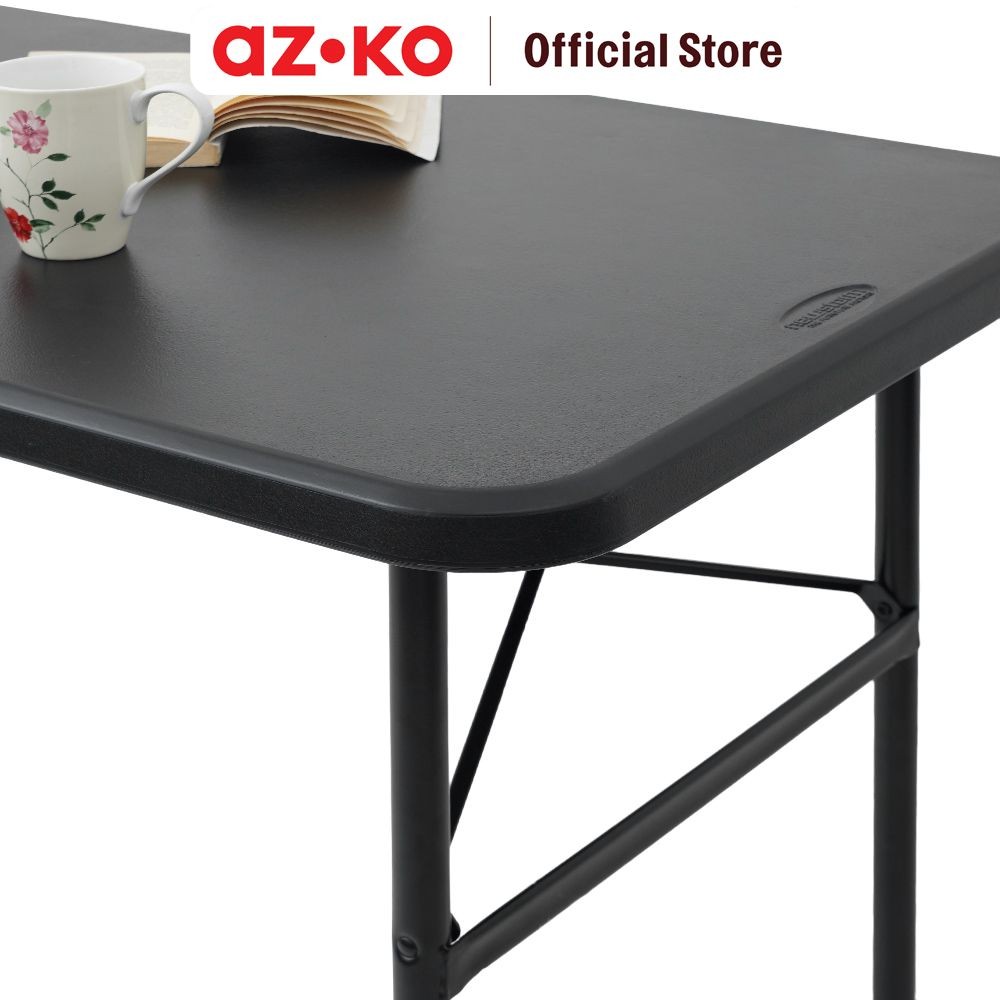 Jual AZKO New Storm 122X61 cm Meja Taman Lipat - Hitam Foldable Garden ...