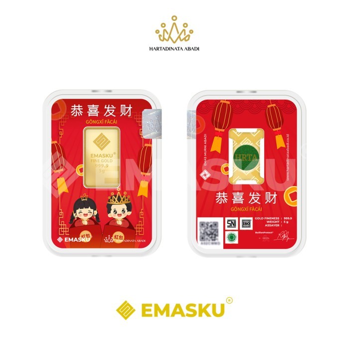 Jual EMASKU Moment Gong Xi Fa Cai 5 Gr | Shopee Indonesia