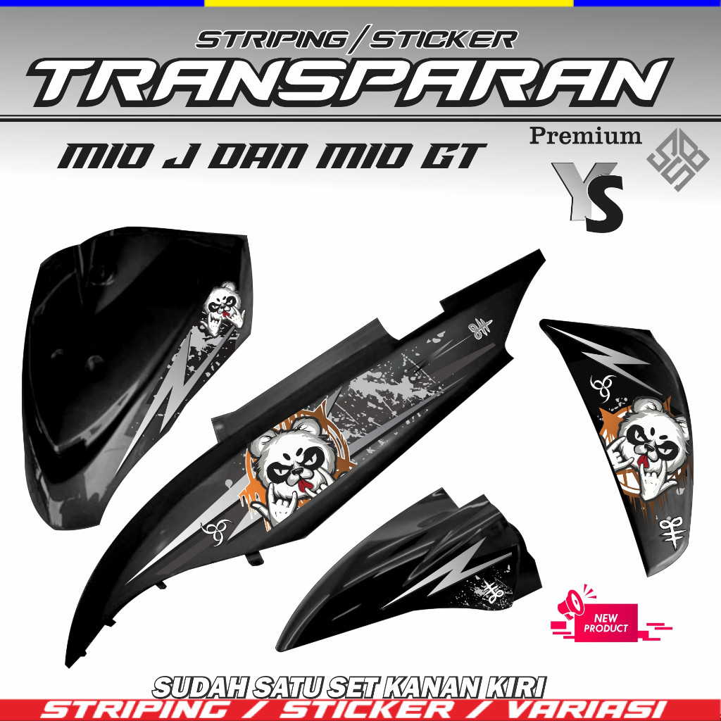 Jual STIKER TERLARIS MOTIF STICKER MIO J VARIASI MIO GT TRANSPARAN UV ...