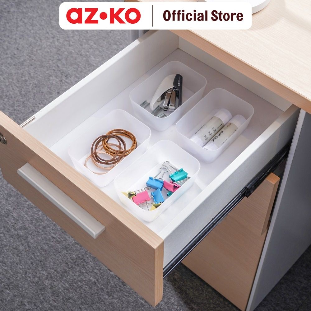 Jual AZKO Stora 12.5x8.5x4.5 cm Set 4 Pcs Organizer Laci Storage Box ...