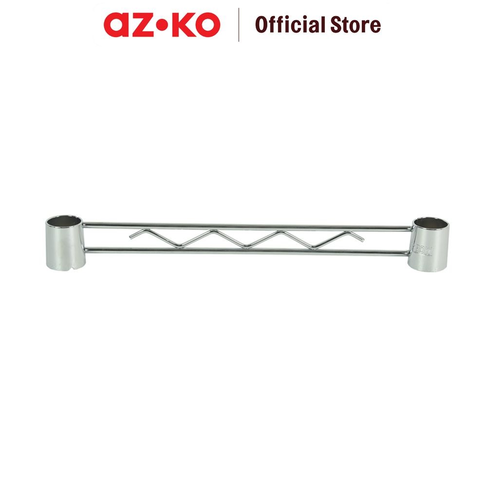 Jual AZKO Krisbow 35x4 cm Tiang Rangka Pembatas Sisi Rak Kawat - Silver ...