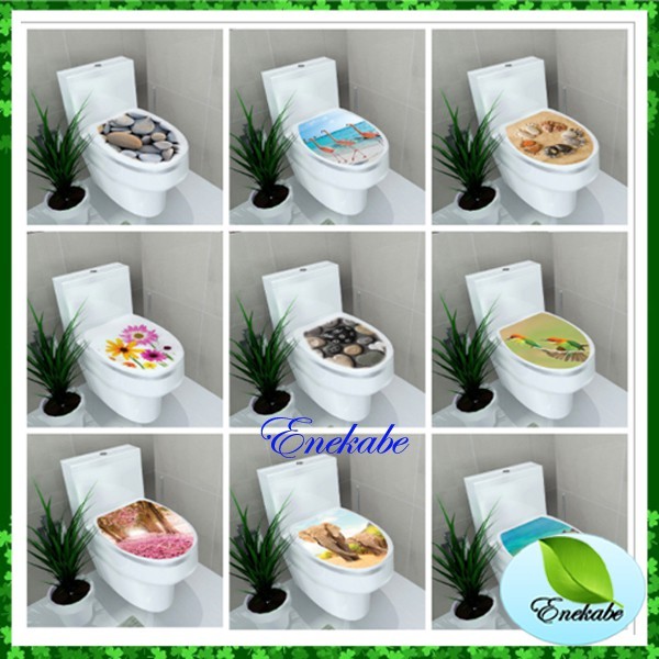 Jual Stiker Closet Siap Pakai Dengan Perekat Sticker Toilet Closet ...