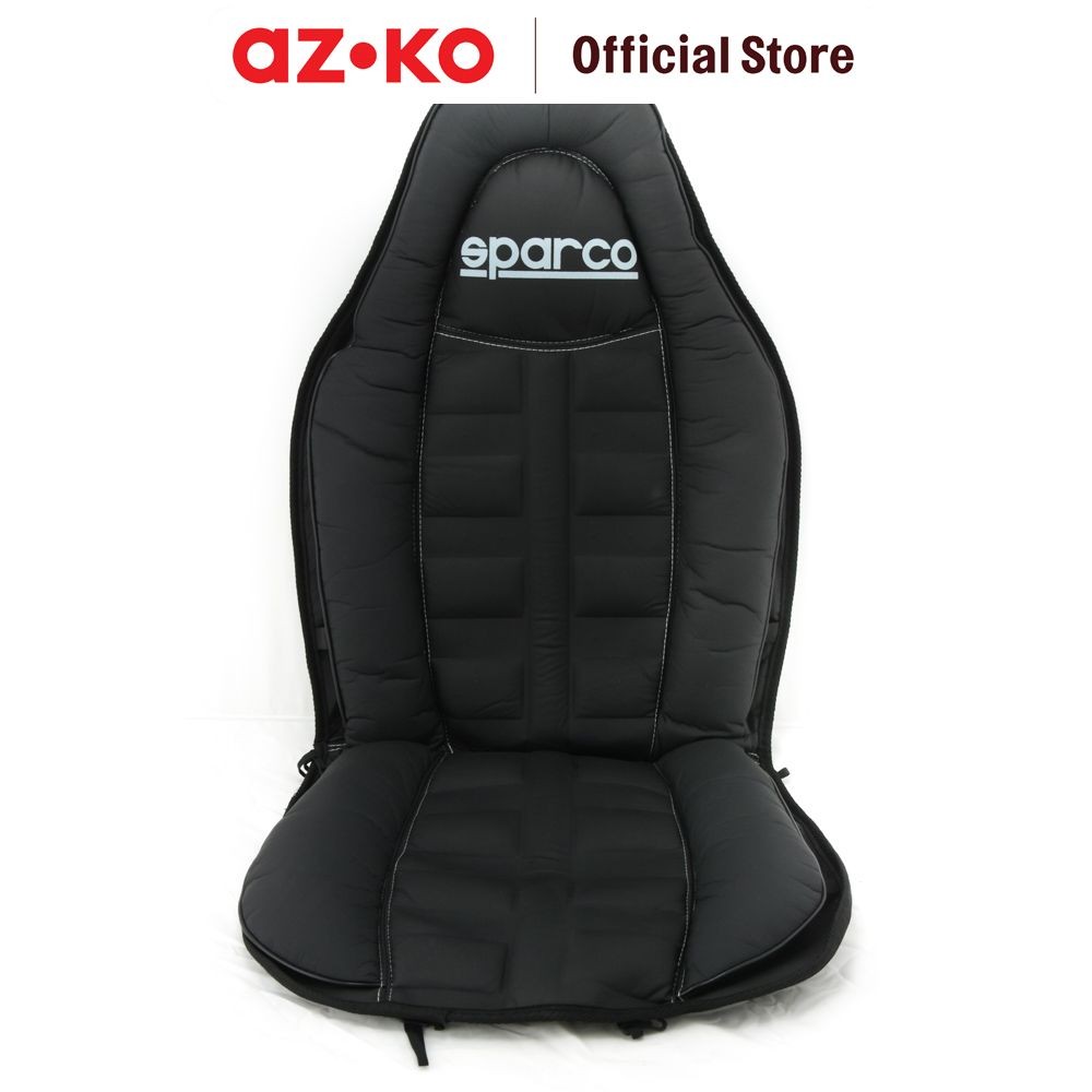 Jual AZKO Sparco Alas Jok Mobil Sporty - Hitam | Shopee Indonesia