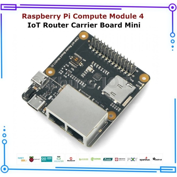 Jual TR99 Raspberry Pi Compute Module 4 IoT Router Carrier Board Mini ...