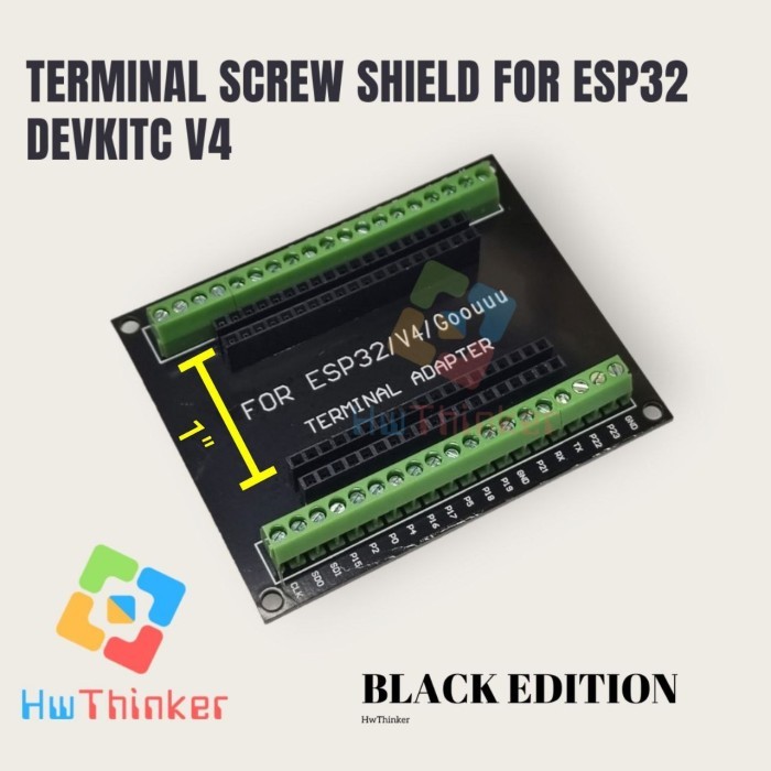 Jual PA99 Terminal Screw Shield 38PIN GPIO Expansion Board for ESP32 ...
