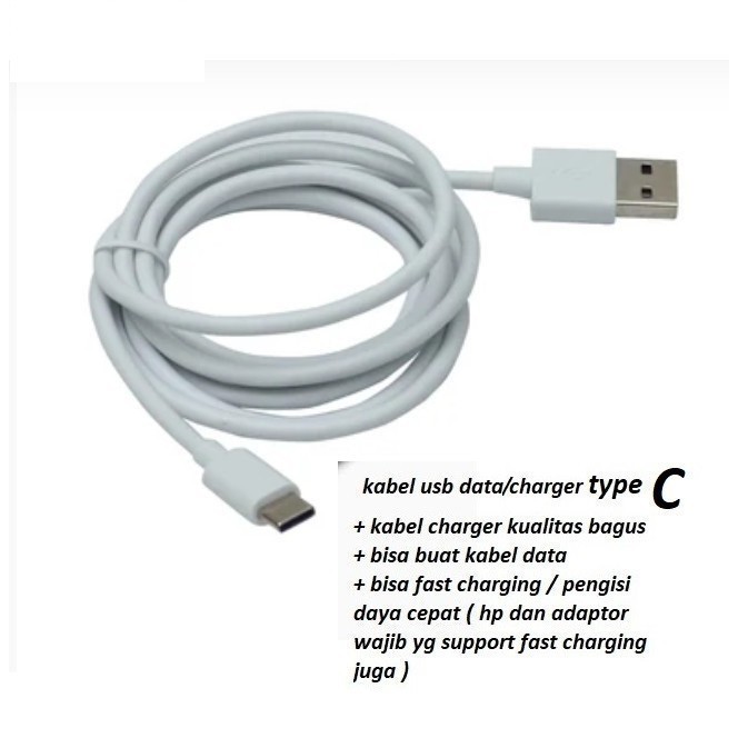 Jual Usb type C kabel charger Xiaomi redmi redmi 8A redmi 8A