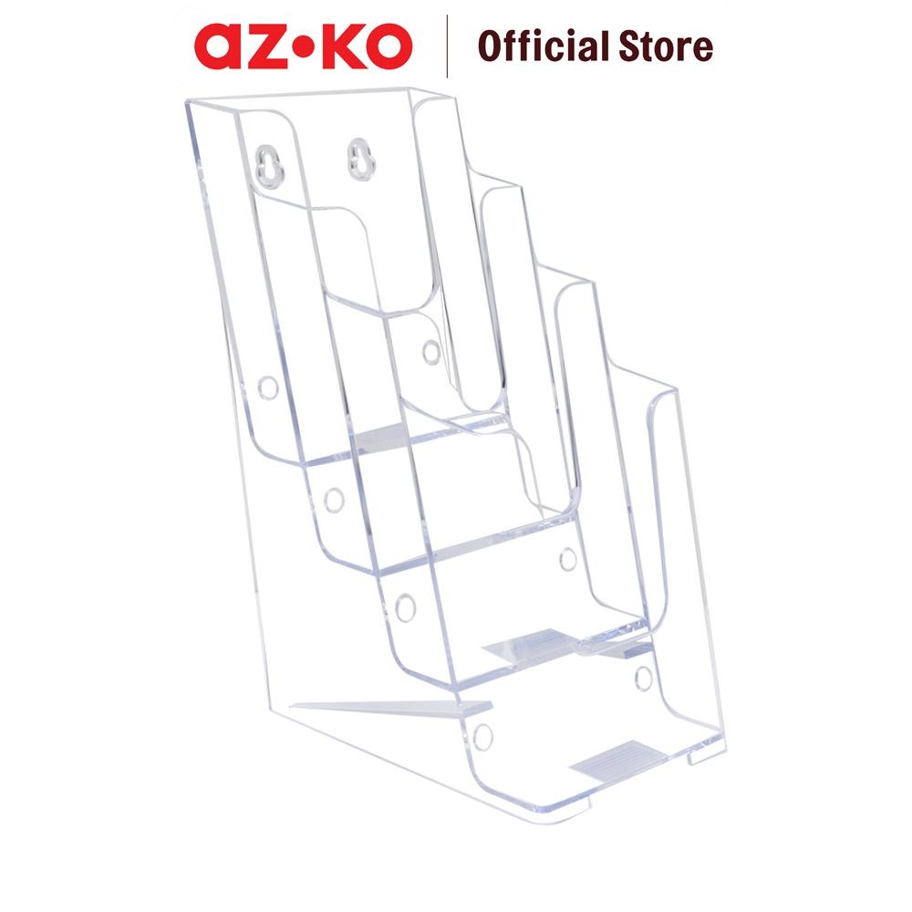 Jual AZKO Odi Tempat Brosur 1/3 A4 Dengan 4 Sekat V2 Transparan Tempat ...