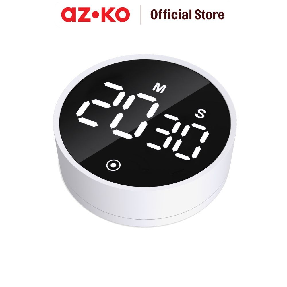 Jual AZKO Kris Timer Dapur Digital - Putih Kitchen Timer Alat Pengatur ...