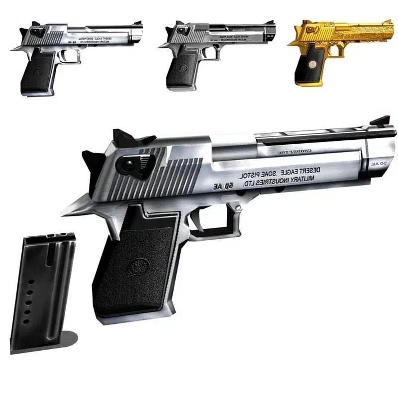 Jual Desert Eagle Gun Paper Model Weapon Firearms 3D Hand-made Drawings ...