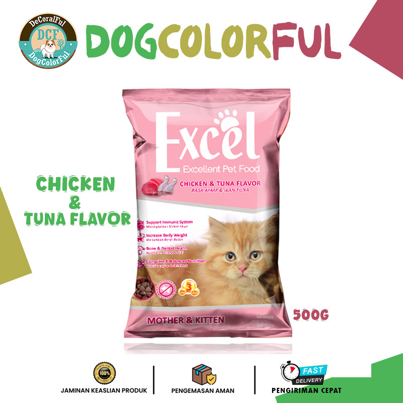 Jual Excel Kitten & Mother Makanan Kucing Freshpack / Makanan Induk ...