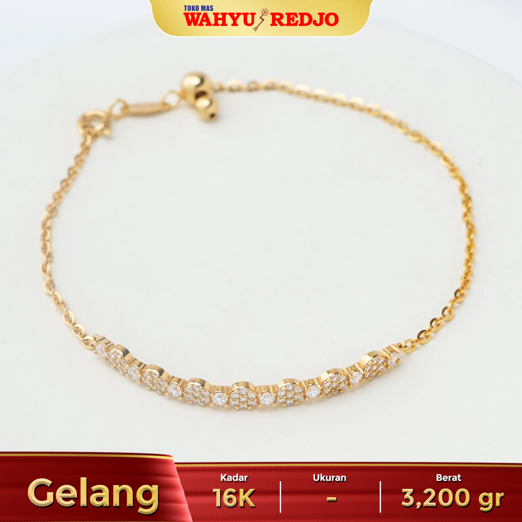 Jual GELANG EMAS 16K WAHYU REDJO GL16K26249388 Shopee Indonesia