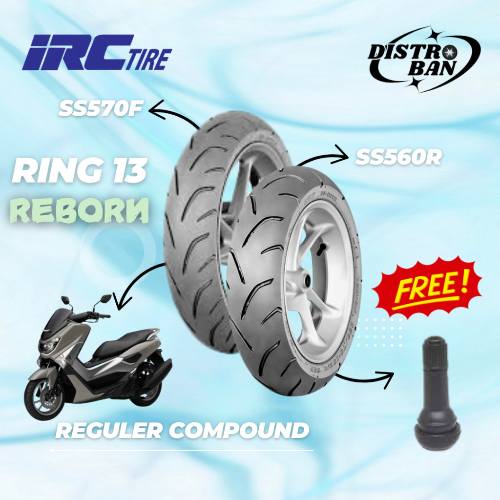 Jual Ban Nmax IRC SS570F & SS560R 110/70 13 & 130/70 13 Depan Belakang ...