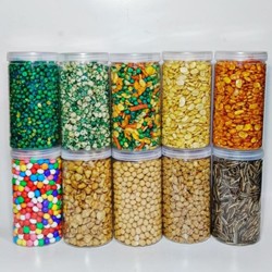 cemilan kacang - kue kering - kue lebaran kemasan toples 1 liter