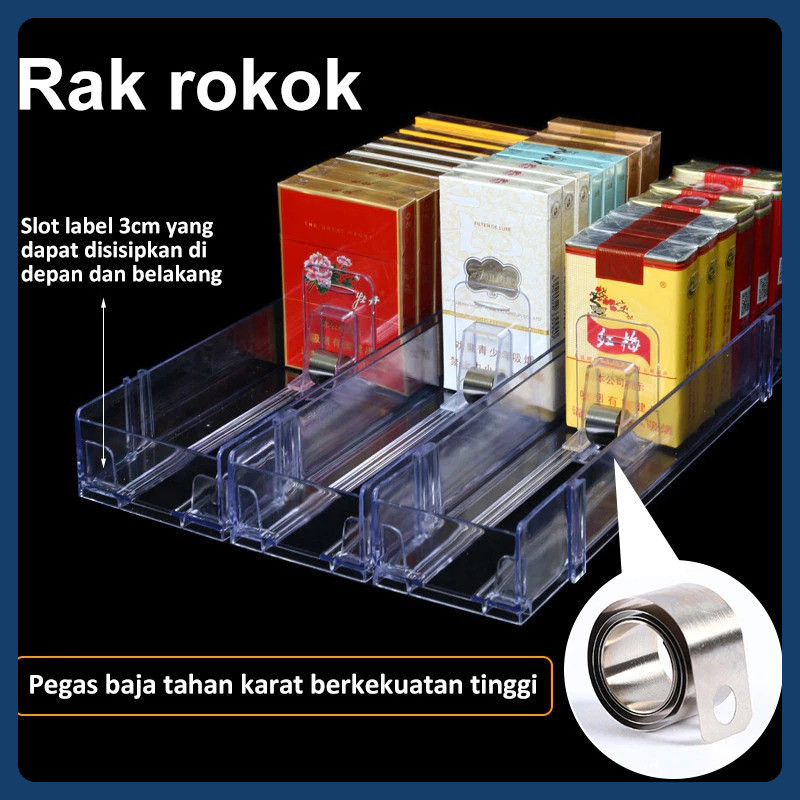 Jual Pusher Rokok / Tempat Rokok / Rak Rokok Akrilik / Pusher Display ...