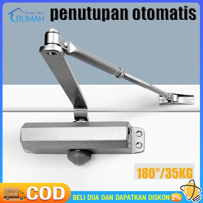 Jual Automatic Door Closer Hydraulic Spring Door Closer for 25-85kg ...
