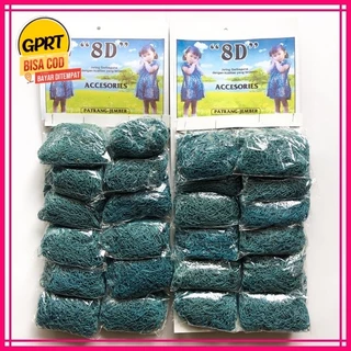 GPRT 12pcs Gosok Jaring Hijau Kecil 8-10g