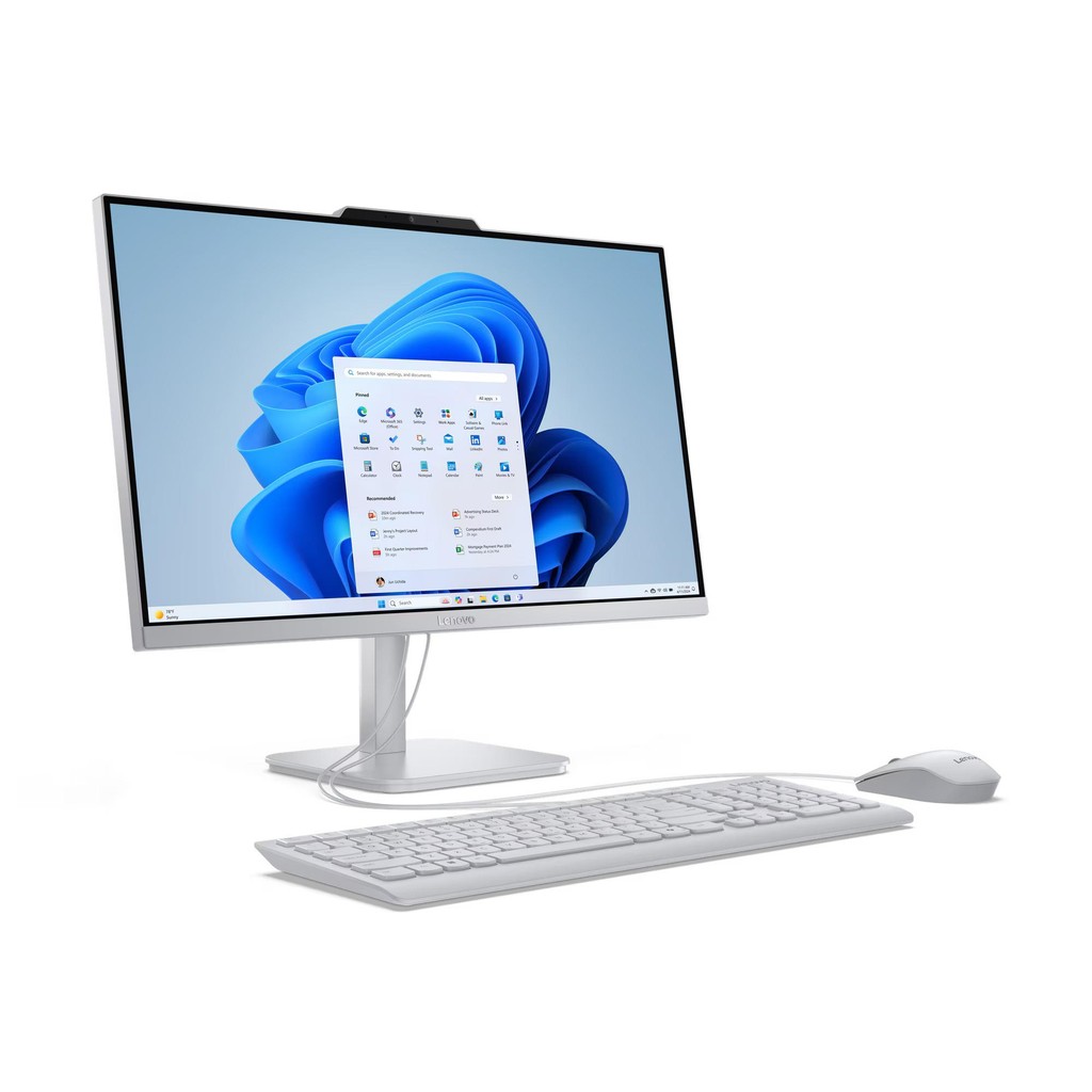 Jual LENOVO AIO ALL IN ONE A100 5BID CLOUD GREY INTEL CELERON N100 8GB ...
