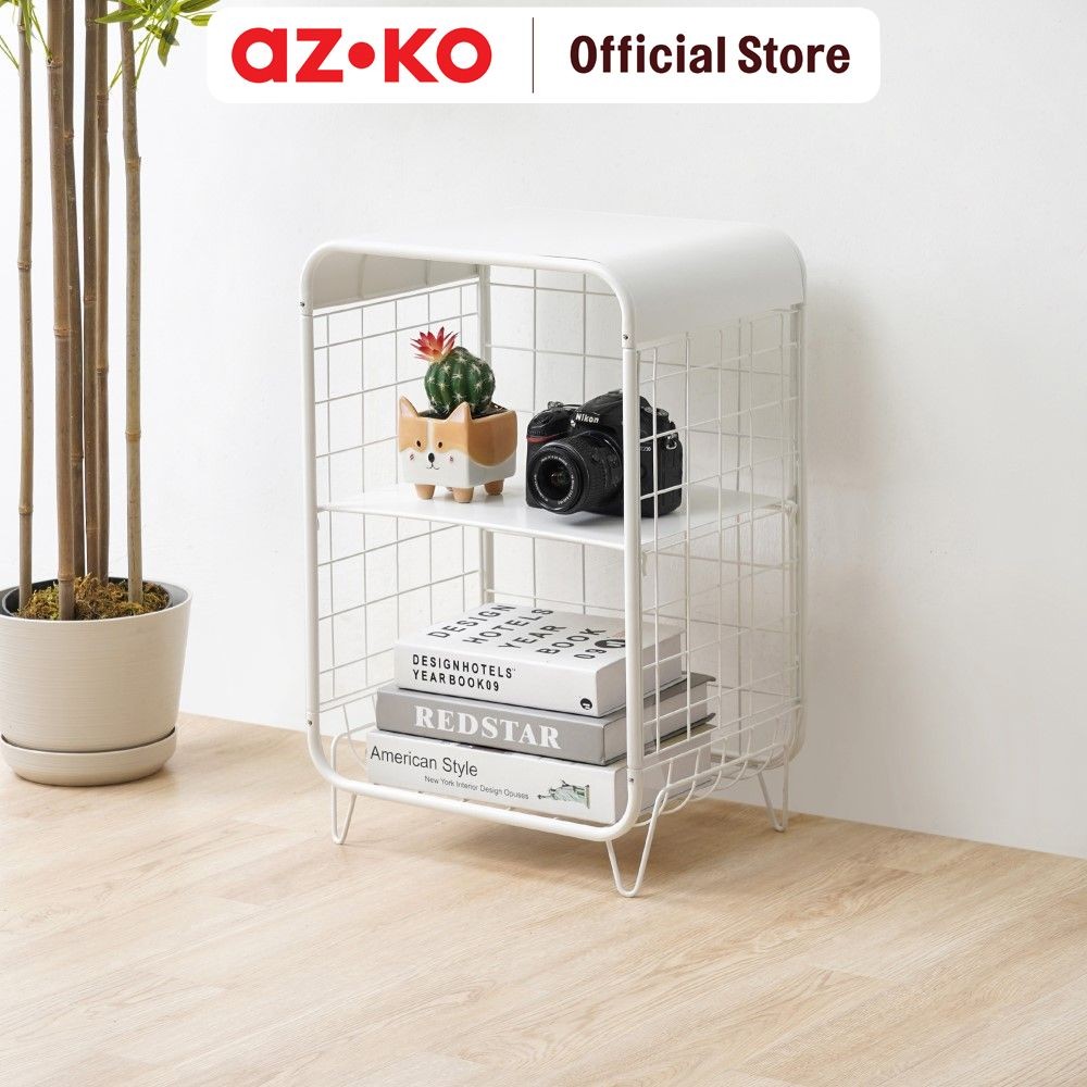 Jual AZKO Stora Rak Kawat 2 Tingkat - Putih Ivory | Shopee Indonesia