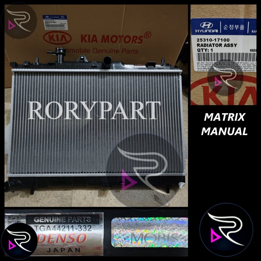 Jual RADIATOR ASSY HYUNDAI MATRIX MANUAL ORIGINAL DENSO JAPAN | Shopee ...