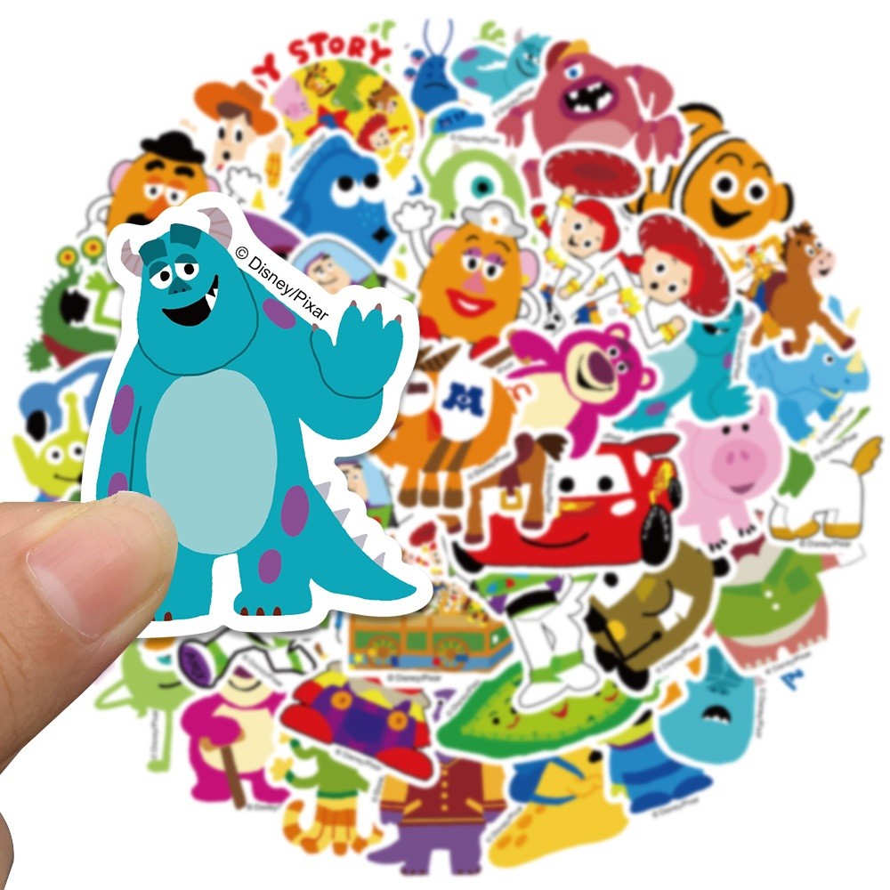 Jual Stiker Lucu Disney Pixar Stiker Pack Monsters, Inc./Toy Story ...
