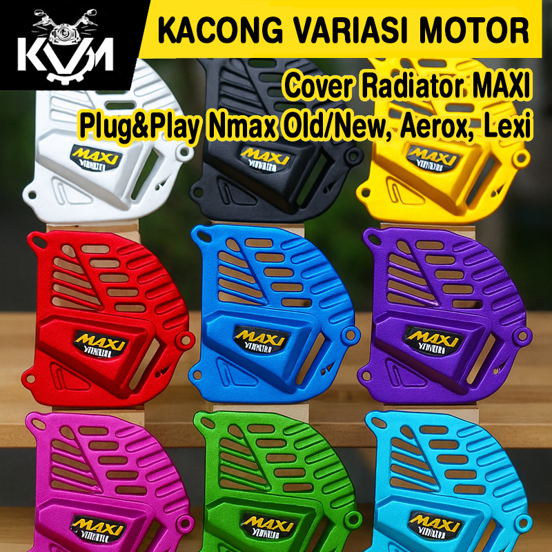 Jual Cover Radiator CNC – Alumunium Kuat, Tampil Gagah! Cocok Nmax ...