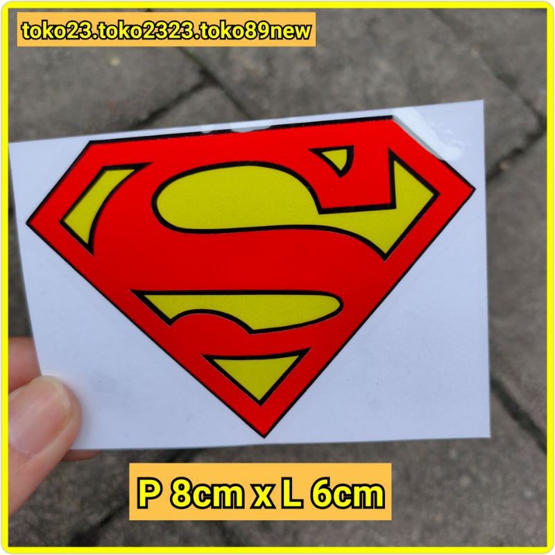 Jual stiker motor cutting superman sticker cutting | Shopee Indonesia
