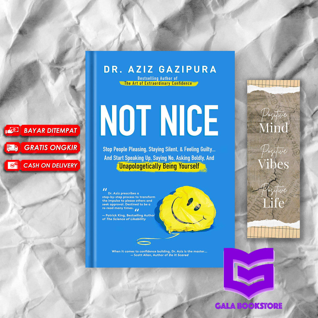 Jual Not Nice: Stop People Pleasing, Staying Silent By Dr Aziz Gazipura ...