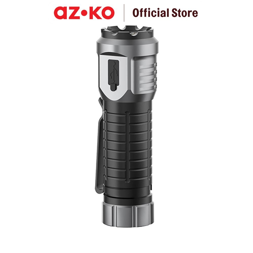 Jual AZKO Powerlite Senter Dengan Magnet Rechargeable Flashlight ...