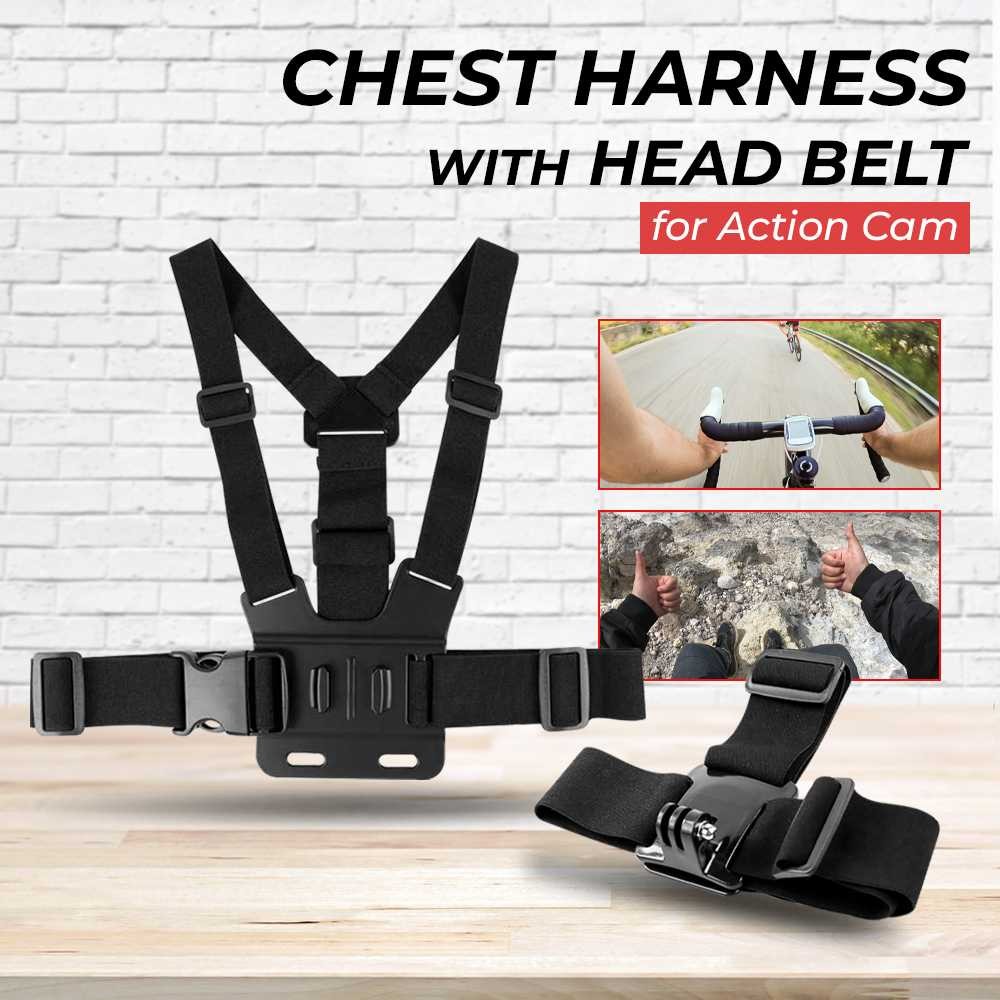 Jual Stand Camera Badan Body Chest Harness Belt Strap with Head for ...
