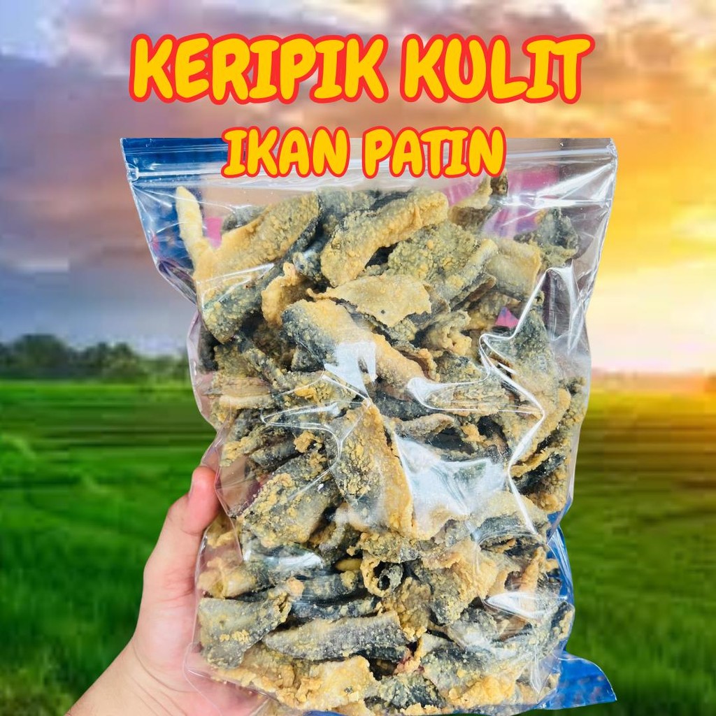 Jual Oleh-Oleh Jakart Keripik Kulit Ikan PATIN Rasa Keju Bakar Premium ...