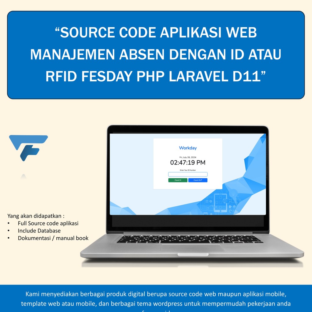 Jual SOURCE CODE APLIKASI WEB MANAJEMEN ABSEN DENGAN ID ATAU RFID ...